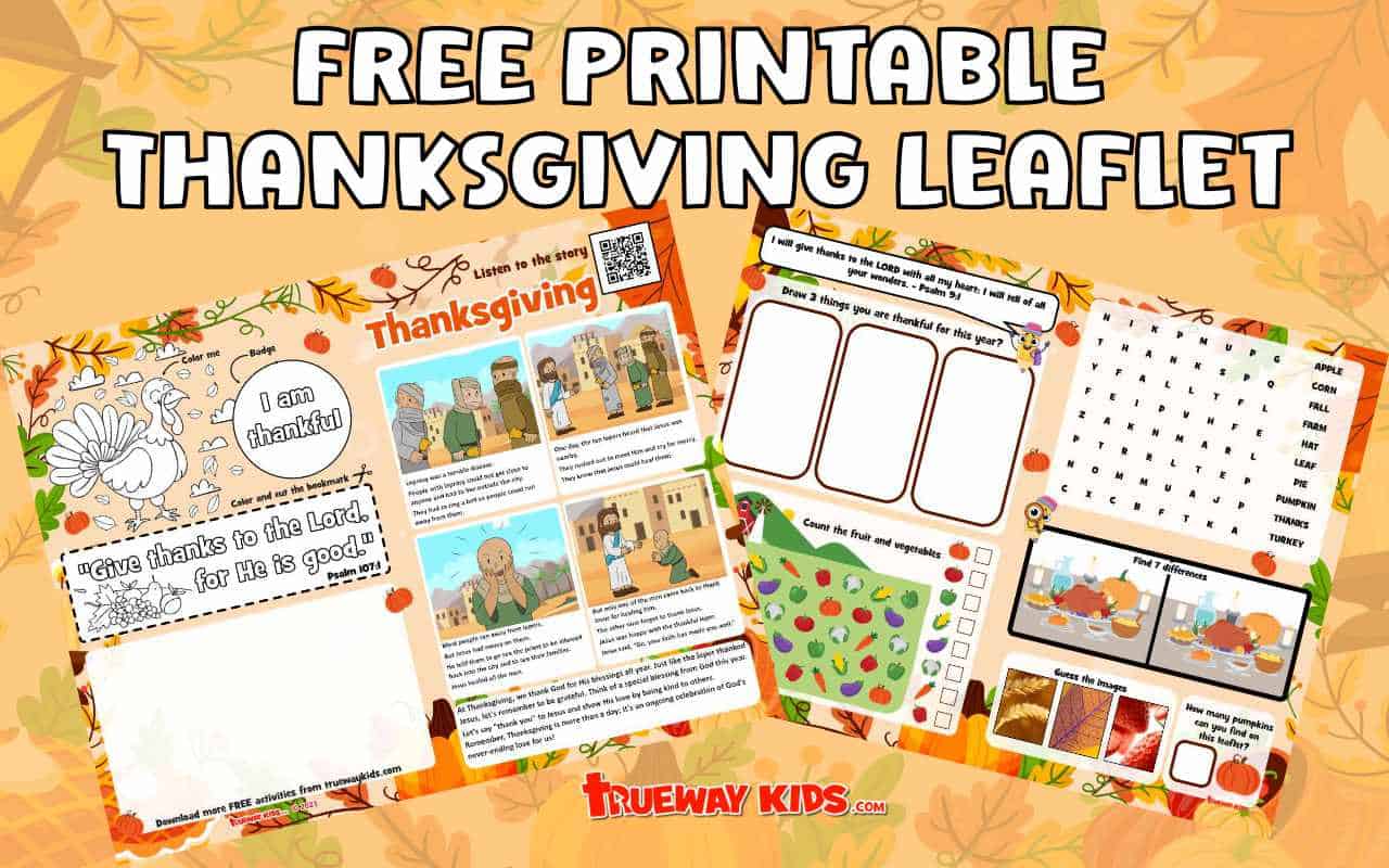 free-printable-thanksgiving-leaflet-trueway-kids for Free Printable Thanksgiving Story Booklet FREE Printable Thanksgiving Leaflet - Trueway Kids for Free Printable Thanksgiving Story Booklet