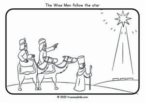 Free Christmas Bible Coloring Pages for Kids - Trueway Kids