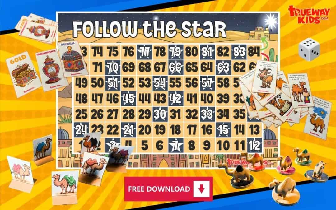 follow-the-star-free-printable-board-game-trueway-kids for Free Printable Christmas Games For Church Follow the Star: Free Printable Board Game - Trueway Kids for Free Printable Christmas Games For Church