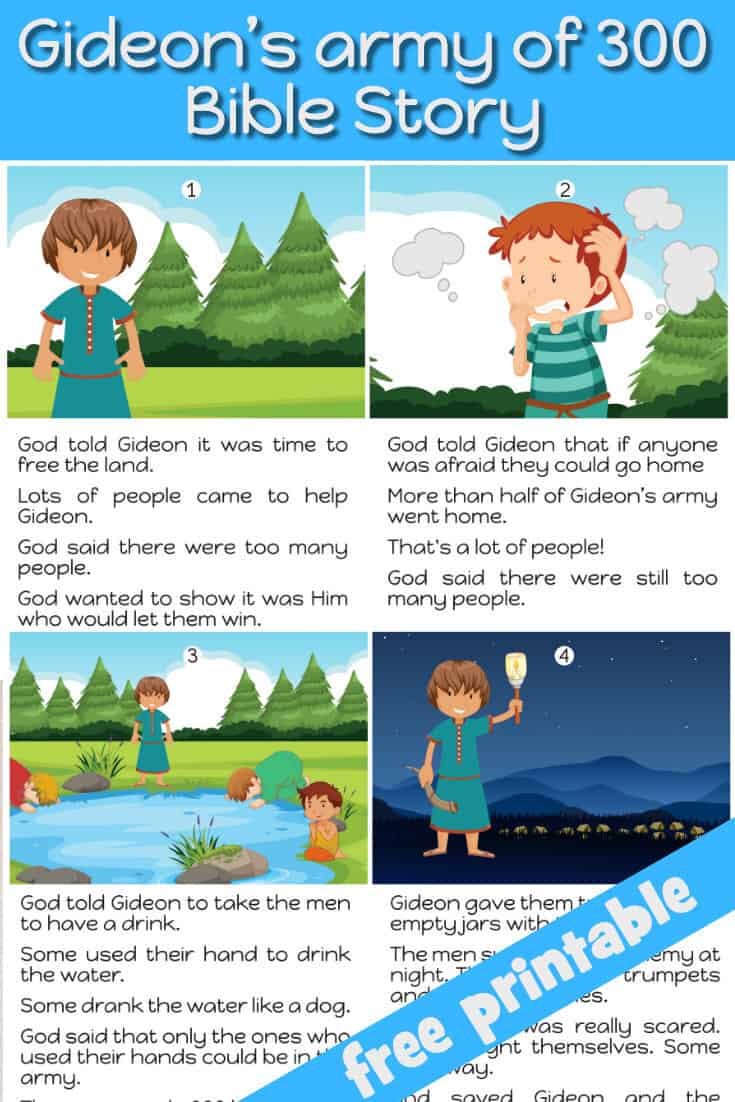 Gideon's Army Of 300 - Free Bible Lesson For Under 5s - Trueway Kids