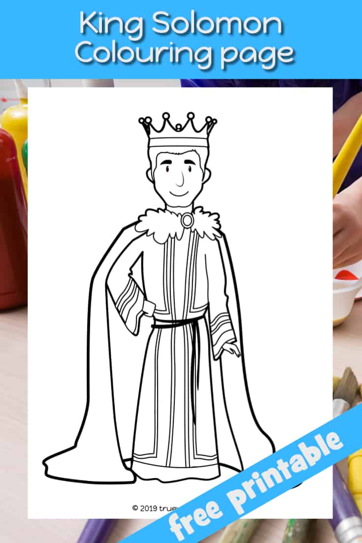 king solomon prays for wisdom activity sheets