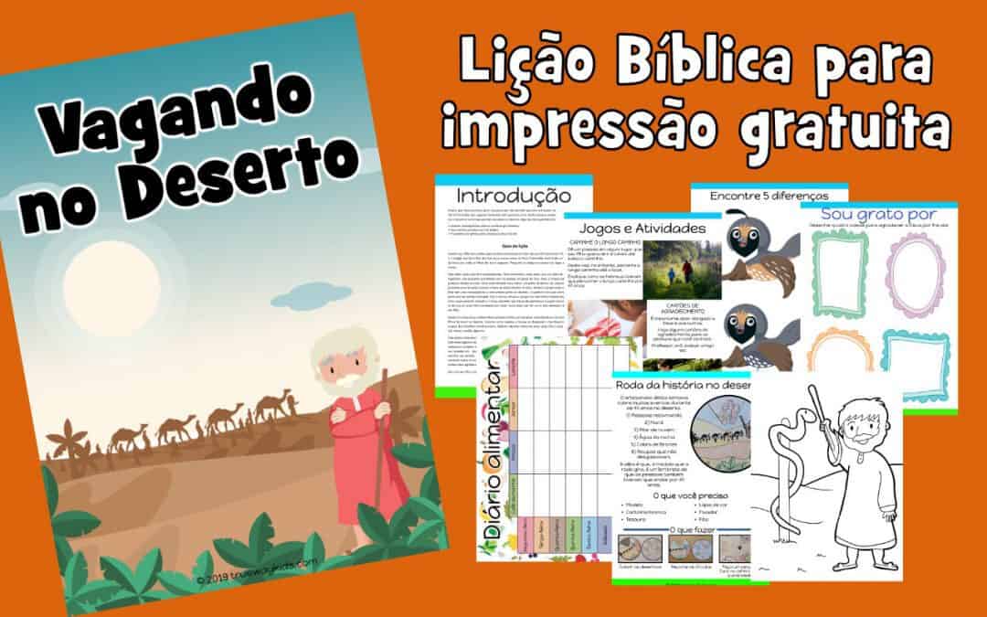 Vagando no Deserto – lição da bíblia