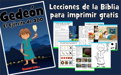El Ejército de Gedeón de 300 – lección de la biblia para niños