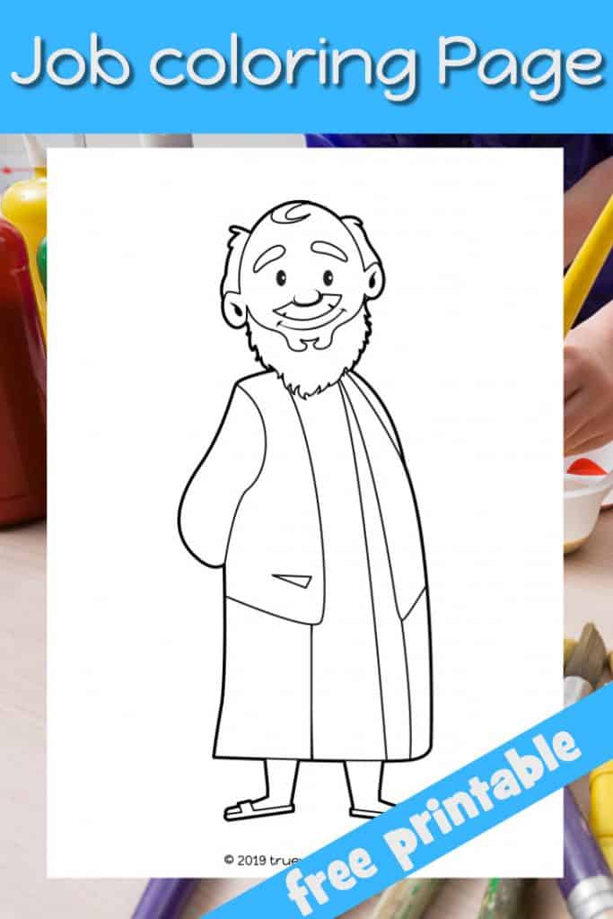 job bible coloring pages for kids