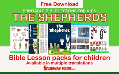 The Shepherds – Free printable Christmas Bible lesson
