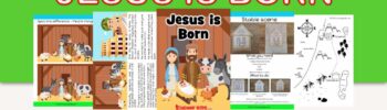 Explore our free printable Christmas Bible lesson focused on Jesus' birth. Includes worksheets, coloring pages, crafts, and more to teach children about the nativity story.