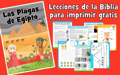 Las Plagas de Egipto – lección de la biblia para niños