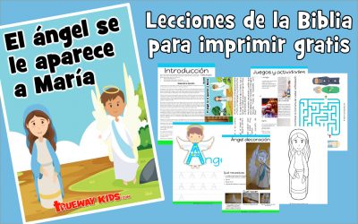 El ángel se le aparece a María