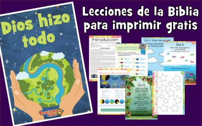 Dios hizo todo – Génesis 1 – lección de la biblia para niños