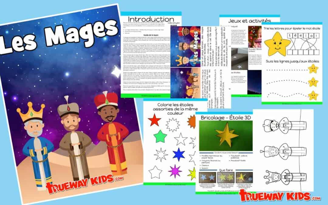 Les Mages - Leçon biblique imprimable gratuite à utiliser à la maison ou à l'église