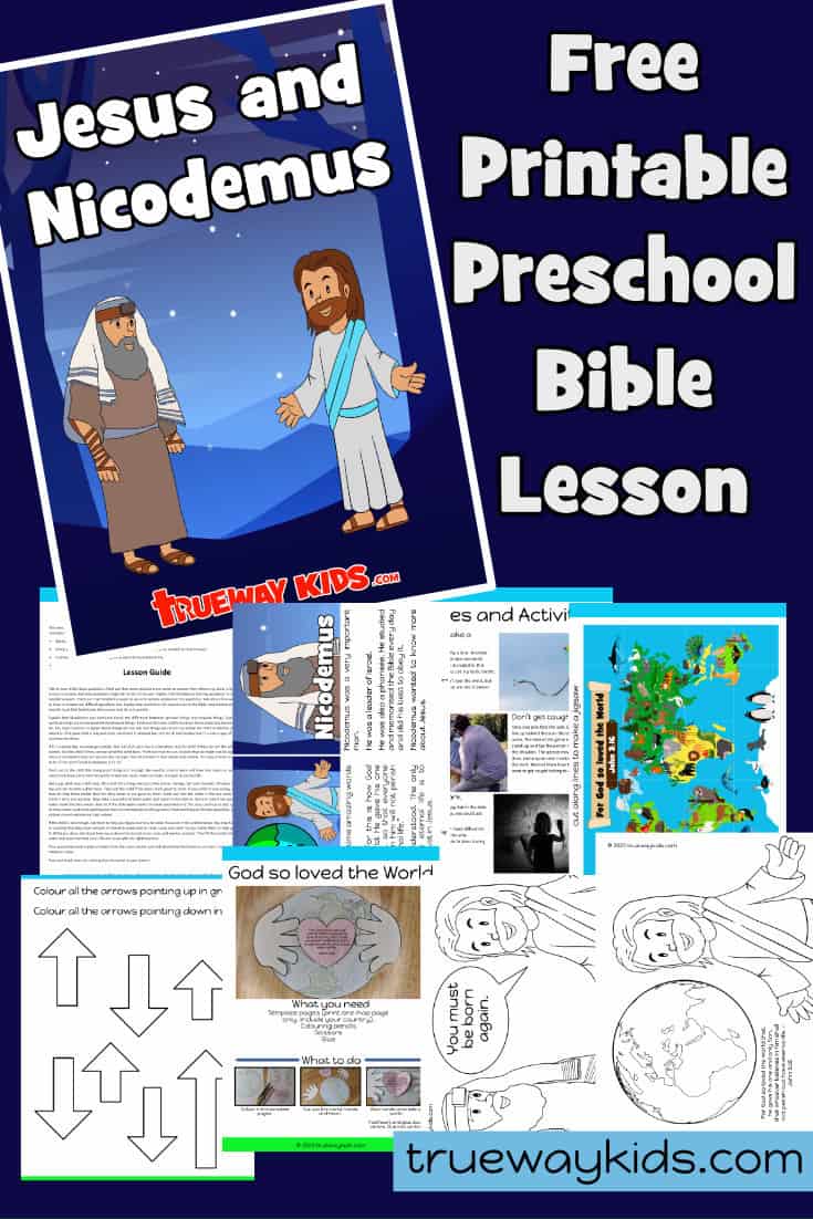 Jesus and Nicodemus - Bible lesson for kids - Trueway Kids