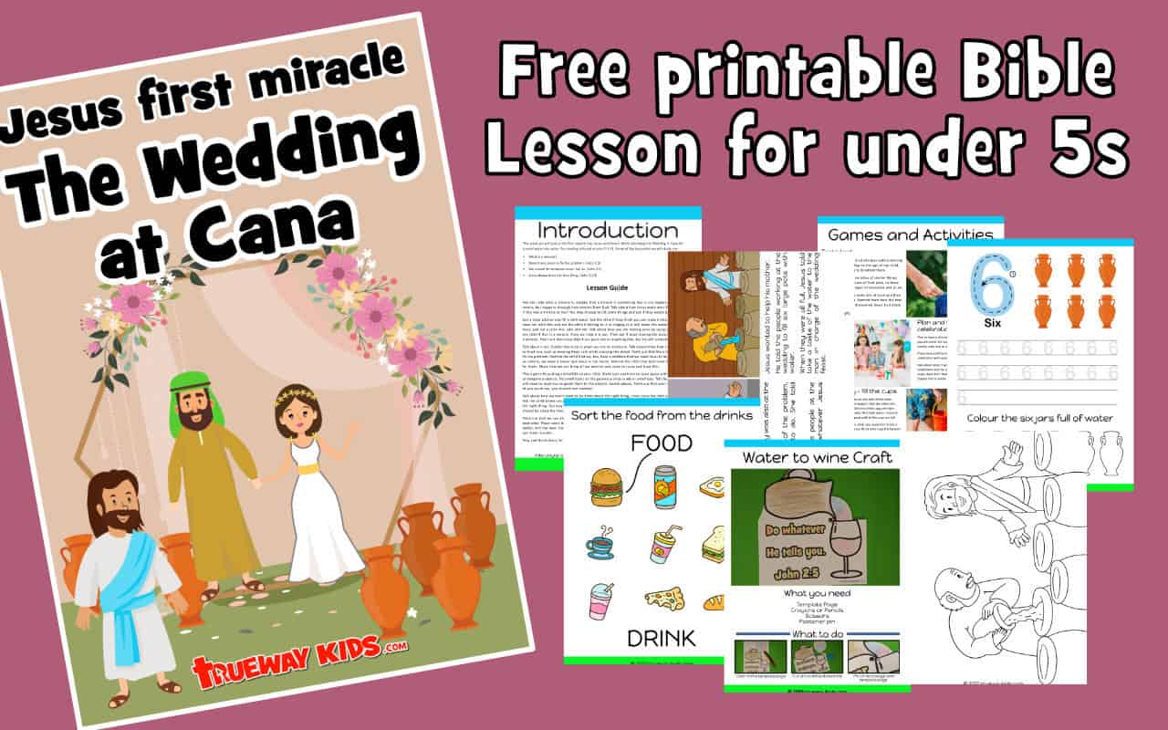 Jesus' first Miracle - The wedding in Cana - Trueway Kids