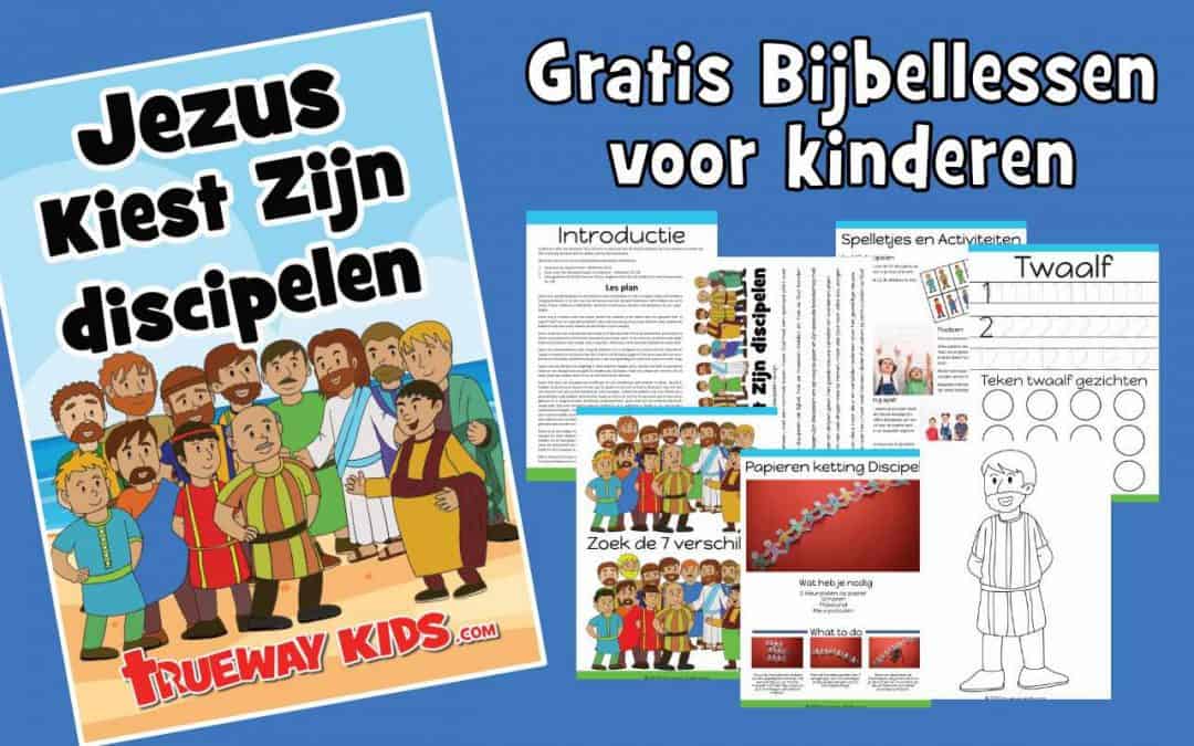 Jezus kiest en stuurt zijn discipelen - Gratis afdrukbare bijbelles voor kinderen