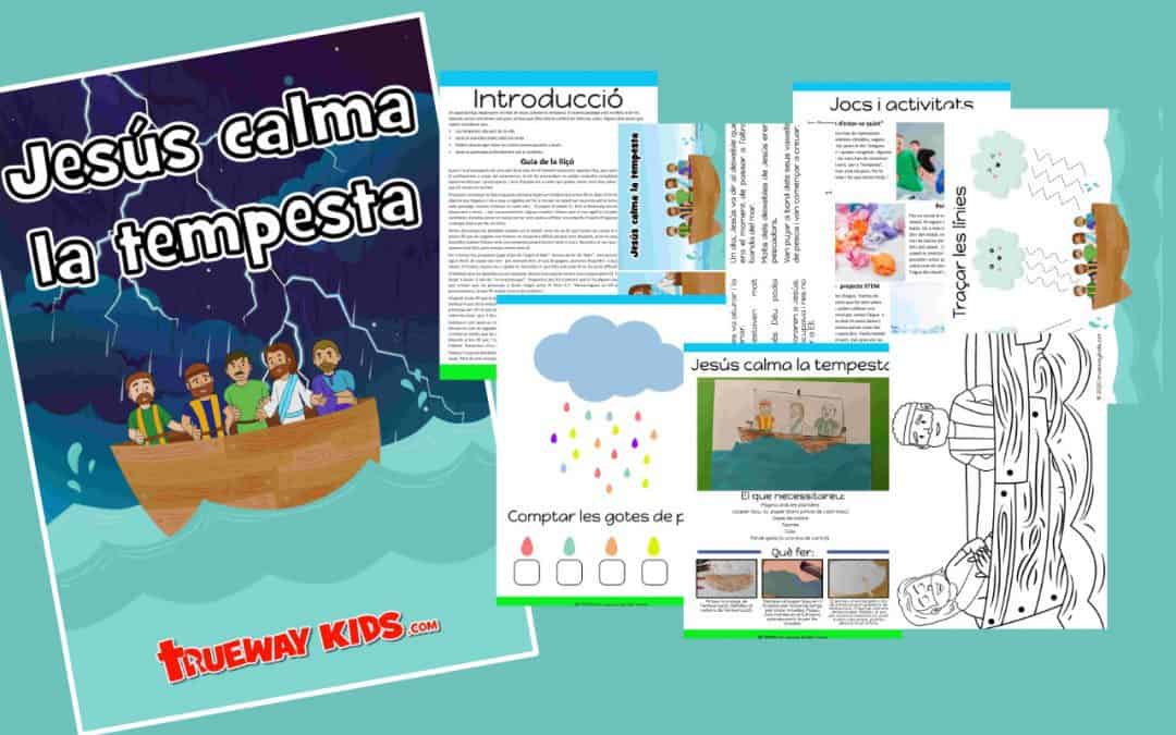 Jesús calma la tempesta