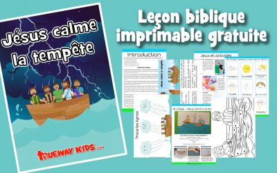 Jésus calme la tempête