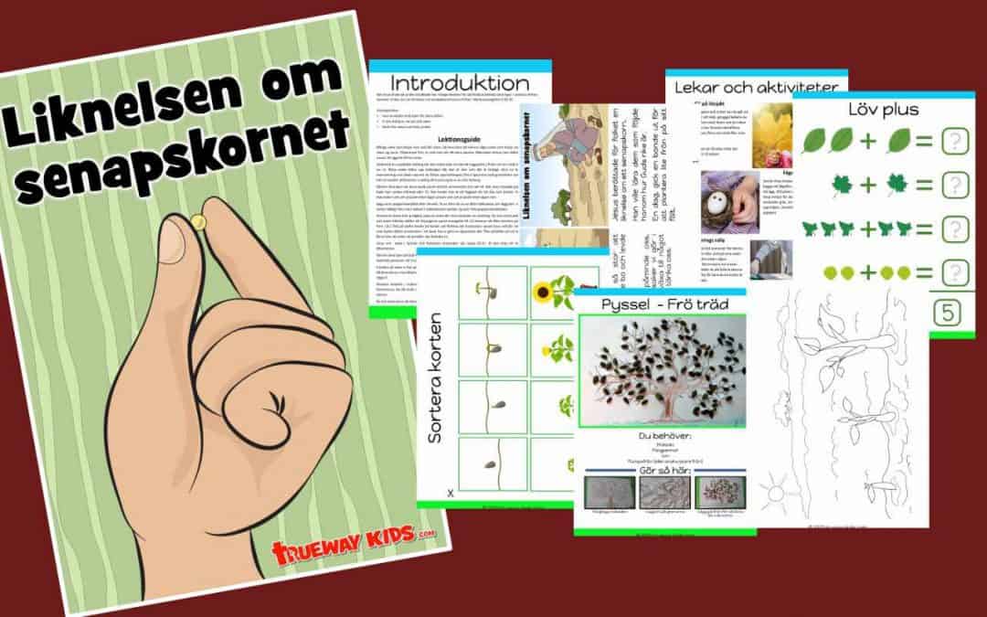 Liknelsen om senapskornet - När Jesus levde på jorden berättade han många liknelser för att förklara bibliska sanningar. I veckans lektion kommer vi lära oss om liknelsen om senapskornet som vi hittar i Markusevangeliet 4:30-32.