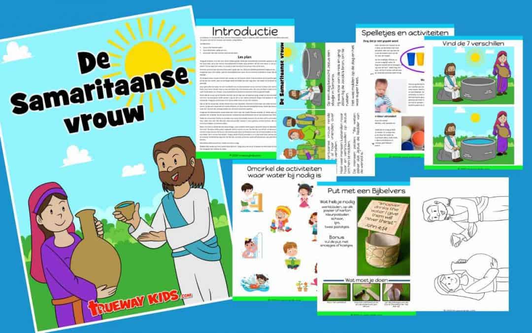 In Johannes 4.1-42 spreekt Jezus met een Samaritaanse vrouw. In deze les zullen de kinderen leren dat alleen Jezus dat kan geven wat wij ten diepste, het meeste, nodig hebben.