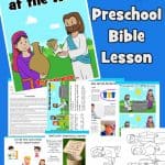 Free printable Bible lesson. In John 4:1-42, Jesus witnesses to a Samaritan woman. In this lesson, children will learn that Jesus alone can meet our deepest need. Ideal for preschool children. Games, worksheets, coloring pages, crafts and more. All free to print and use at home or church