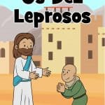 Os dez leprosos - lição bíblica pré-escolar para impressão