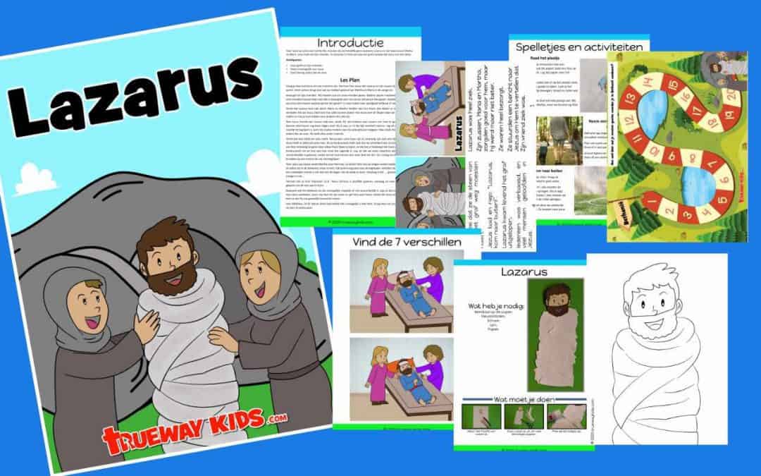 Lazarus kinderen Bijbelles - GRATIS