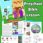 Mary and Martha - FREE printable preschool Bible lesson