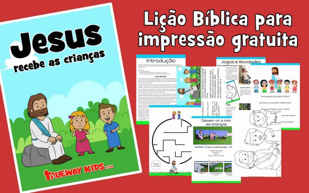 Quando os discípulos pensaram que as crianças pequenas não eram importantes o suficiente para Jesus, Jesus respondeu: "Deixem vir a mim as crianças". Nossa passagem é encontrada em Mateus 19:13-15, Marcos 10:13-16, e Lucas 18:15-17.