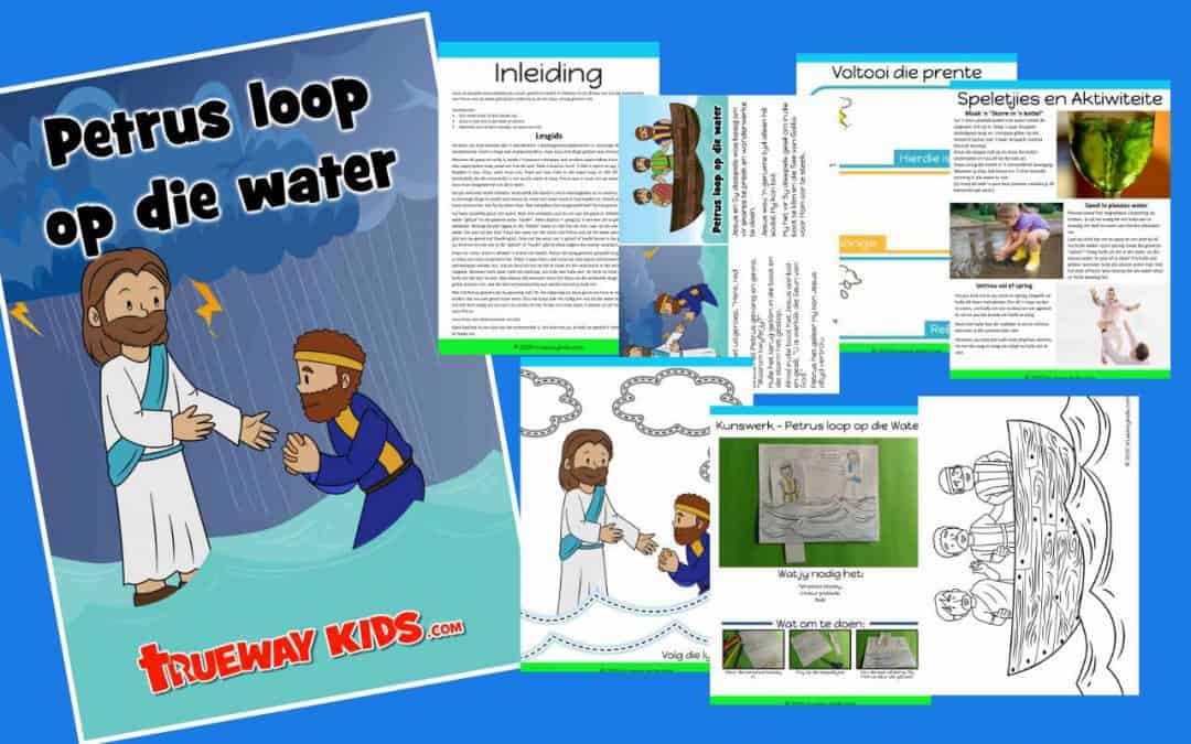 Petrus loop op die water