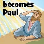 Saul becomes Paul. Free printable Bible lesson on the story of his conversion is found in Acts 9. Coloring pages, story, lesson guide, games and activities, crafts and more. Damascus road