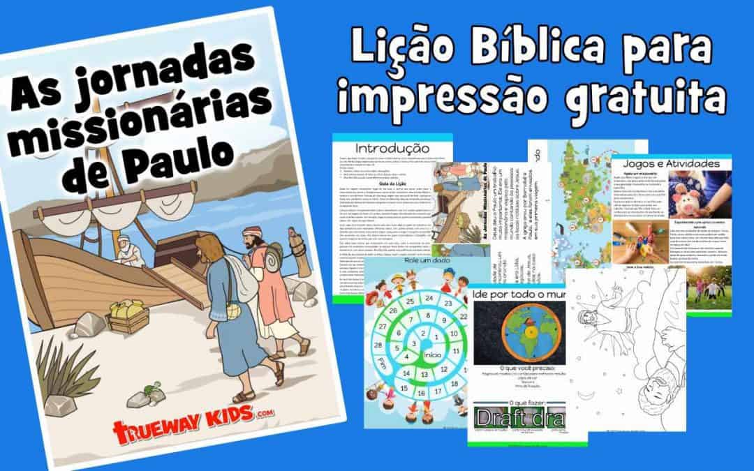 Depois que Paulo foi salvo, ele queria contar a todos sobre as coisas maravilhosas que o Senhor tinha feito por ele. Ele fez longas viagens para contar aos outros as boas notícias. Uma parte de suas jornadas missionárias é contada em Atos 13.