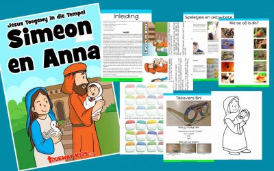 Simeon en Anna –  Jesus Toegewy in die Tempel
