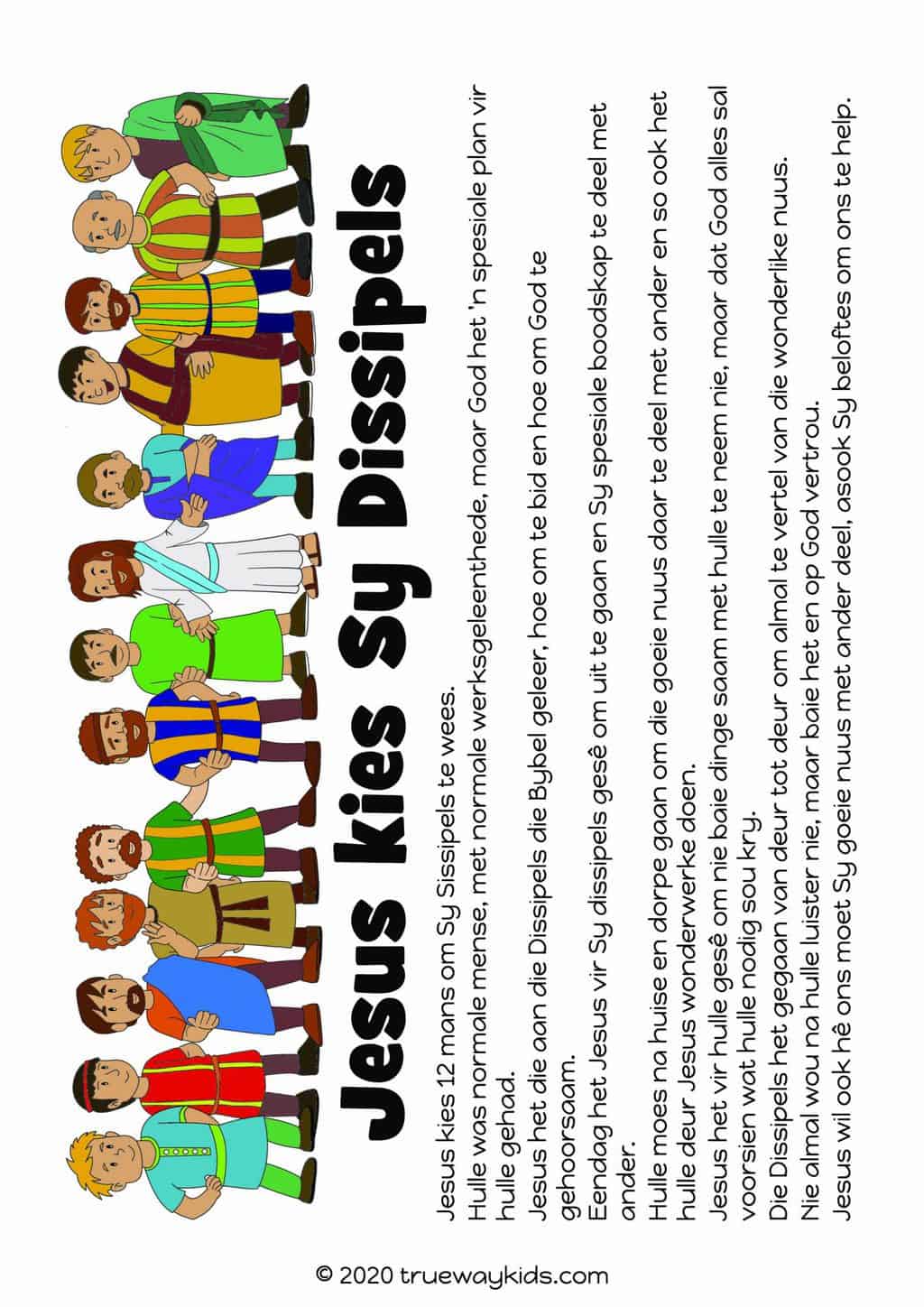 Jesus Kies Sy Dissipels Trueway Kids