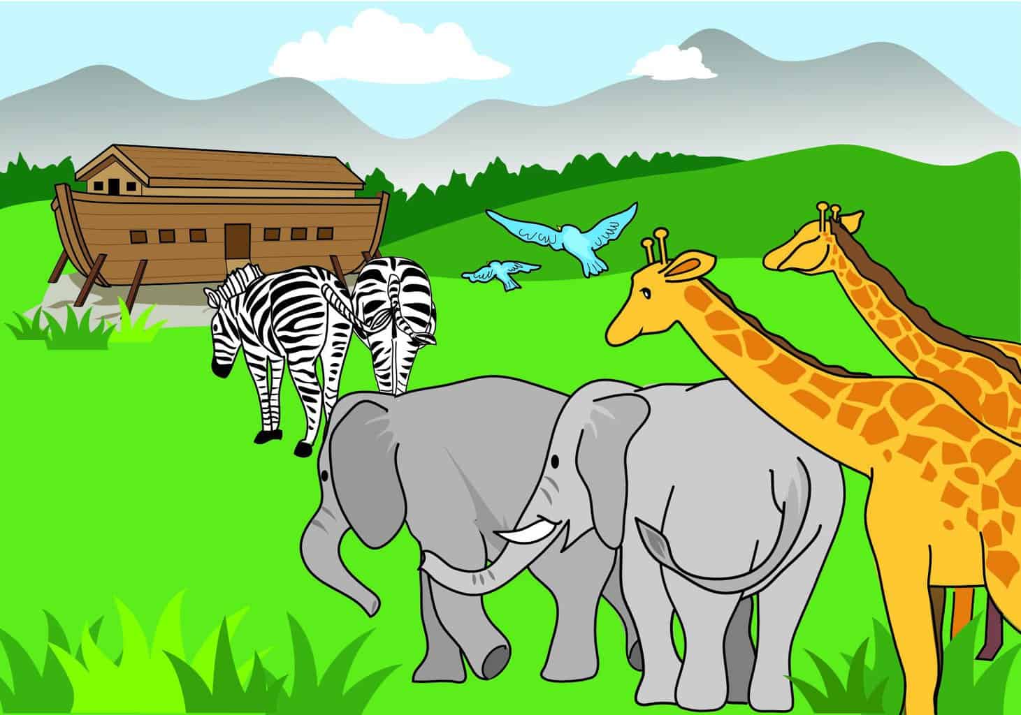 Noah's Ark Free printable Bible lesson for Kids Trueway Kids