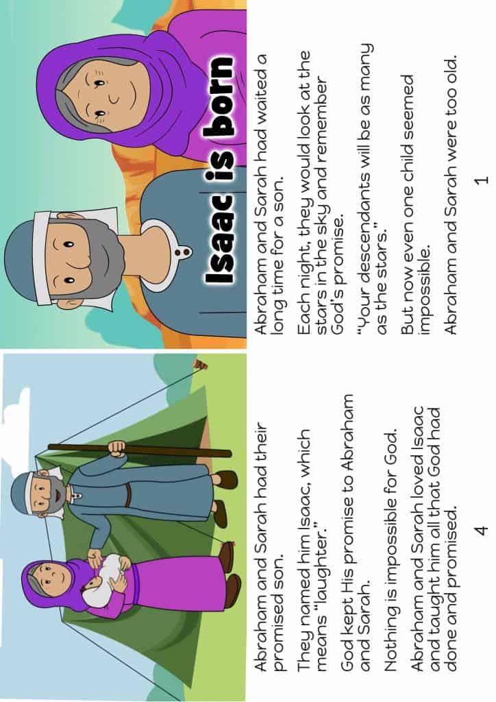 Isaac is born – Free Bible lessons for kids - Trueway Kids