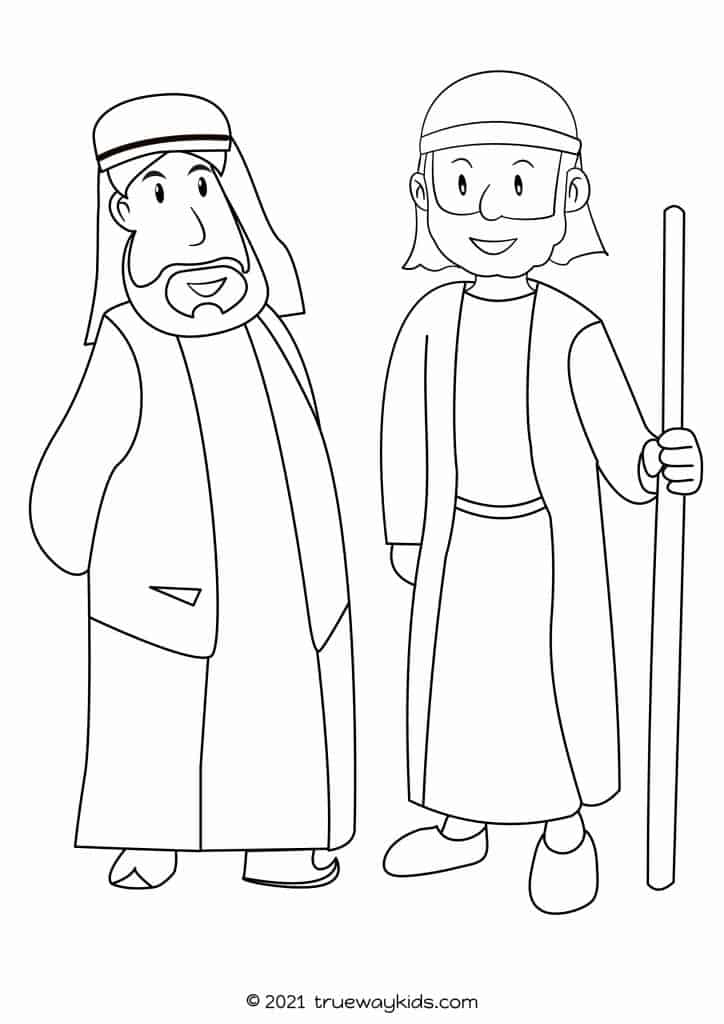 23+ Abraham And Lot Coloring Page