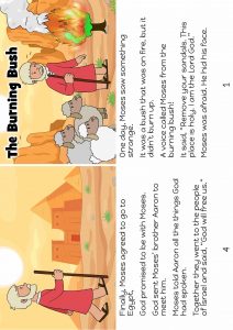 Moses and the Burning Bush - Free Bible lesson for kids - Trueway Kids