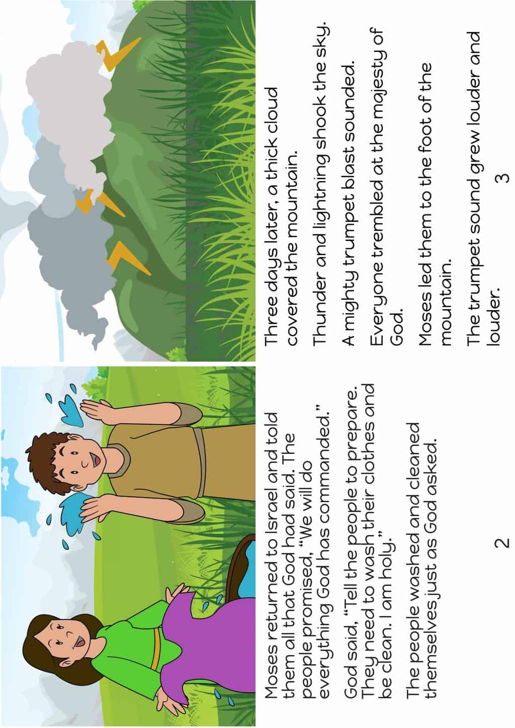 The Ten Commandments Free Bible lesson for kids Trueway Kids