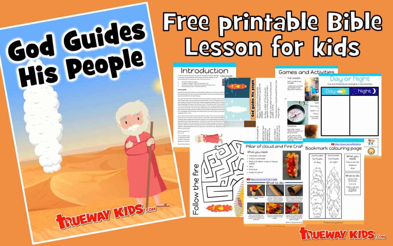 God guides His people - Free Bible lesson for children - Trueway Kids