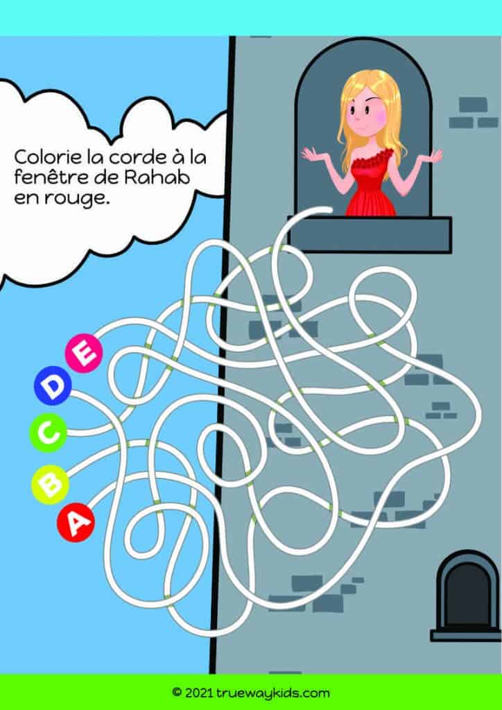 Coloriage de Rahab