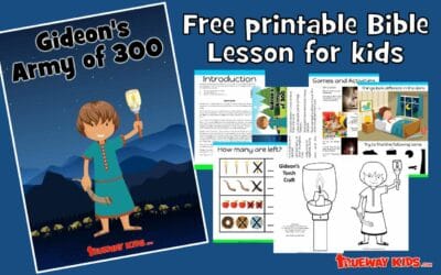 Gideon’s army of 300 – Free Bible lesson for kids