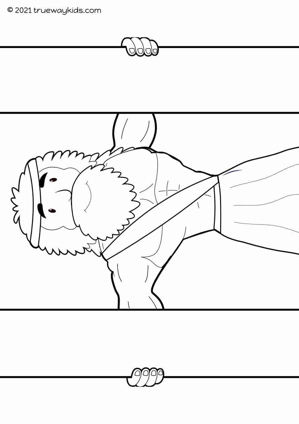 free printable samson coloring pages