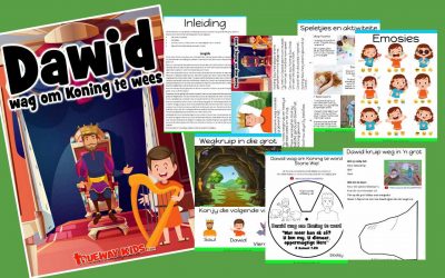 Dawid wag om Koning te wees