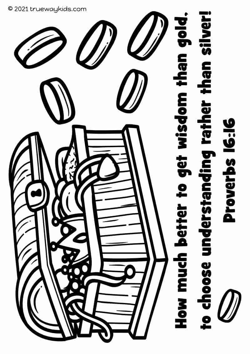 king solomon prays for wisdom activity sheets