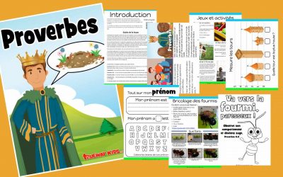 Proverbes – Leçon biblique imprimable gratuite