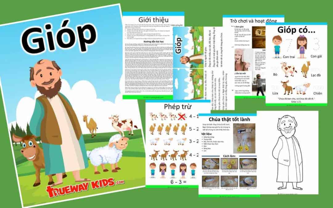 Tuần này chúng ta học về cuộc đời ông Gióp được chép trong sách Gióp. Ông là một người giàu có và công bình. Đức tin ông bị thử thách lúc ông mất tất cả mọi thứ.