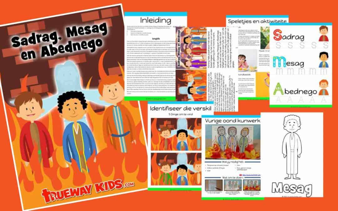 Sadrag, Mesag en Abednego