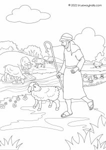 The Lord is My Shepherd (Psalm 23) - Preschool Bible lesson - Trueway Kids