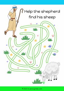 The Lord is My Shepherd (Psalm 23) - Preschool Bible lesson - Trueway Kids
