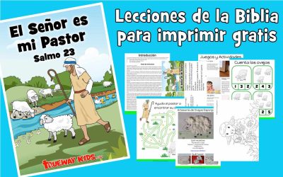 El Señor es mi Pastor – Salmo 23 – lección de la biblia para niños