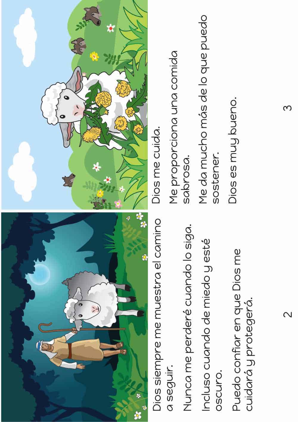 El Señor es mi Pastor - Salmo 23 - lección de la biblia para niños ...