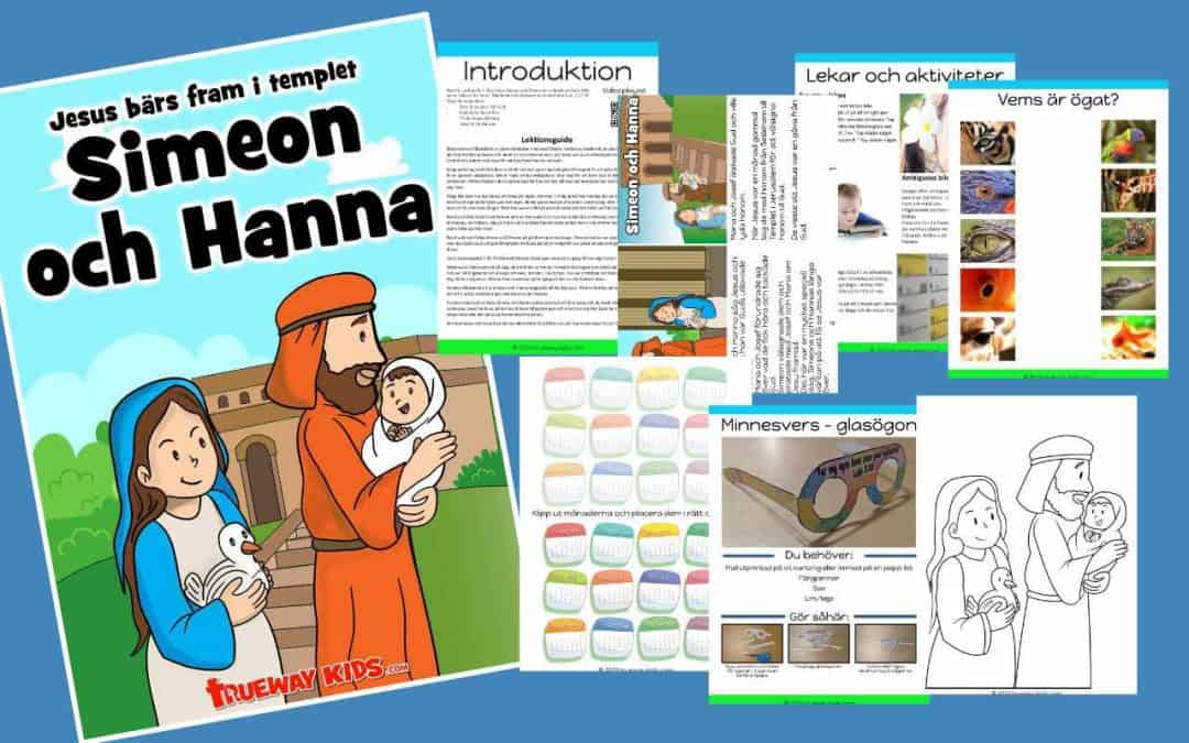 Simeon och Hanna – Jesus bärs fram i templet